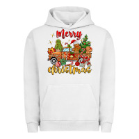 Pigment Lunar Rock merry christmas gingerbread truck Urban Hoodie - MaliasSmallBusiness