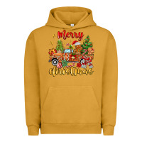 Pigment Peanut Butter merry christmas gingerbread truck Urban Hoodie - MaliasSmallBusiness