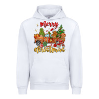 White merry christmas gingerbread truck Urban Hoodie - MaliasSmallBusiness