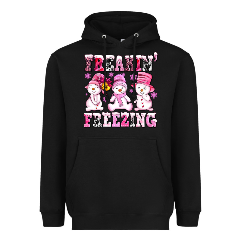 Freaking Freezing With Snowmans Heavyweight Hoodie by AdoDesignShop | Teevron