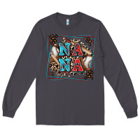 Smoke baseball nana with leopard Long Sleeve Tee - Zillion Design Studio