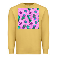 Antique Gold summer ocean seamless pattern Premium Sweatshirt - BundleAndBundleShop
