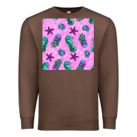 Chestnut summer ocean seamless pattern Premium Sweatshirt - BundleAndBundleShop