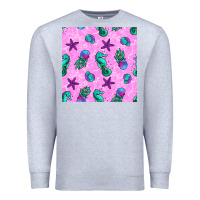 Heather Grey summer ocean seamless pattern Premium Sweatshirt - BundleAndBundleShop