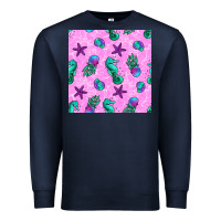 Navy summer ocean seamless pattern Premium Sweatshirt - BundleAndBundleShop