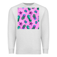 Oatmeal Heather summer ocean seamless pattern Premium Sweatshirt - BundleAndBundleShop