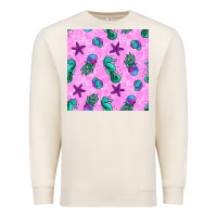 Sandshell summer ocean seamless pattern Premium Sweatshirt - BundleAndBundleShop