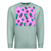 Seafoam summer ocean seamless pattern Premium Sweatshirt - BundleAndBundleShop