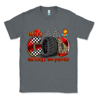 Charcoal Heather with god all things are possible Classic Tee - Zillion Design Studio