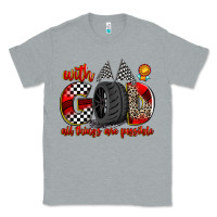 Heather Grey with god all things are possible Classic Tee - Zillion Design Studio