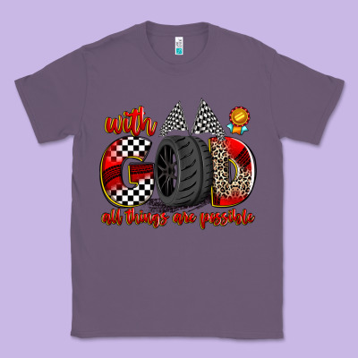 With God All Things Are Possible Classic Tee Designed By Zillion Design Studio