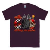 Plum with god all things are possible Classic Tee - Zillion Design Studio