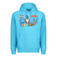 Ocean Blue cruise life sailor gnome Premium Hoodie - MaliasSmallBusiness