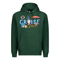 Sports Green cruise life sailor gnome Premium Hoodie - MaliasSmallBusiness