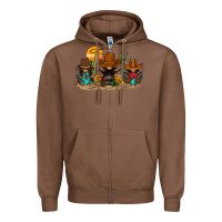 Chestnut western gnomies Zipper Hoodie - FaDigitalArtStudio