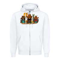 White western gnomies Zipper Hoodie - FaDigitalArtStudio