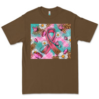 Cacao Breast Cancer Ribbon Stethoscope Premium Tee - Artiststas