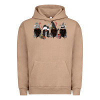 Pigment Burro grey christmas afro gnomies Urban Hoodie - MaliasSmallBusiness