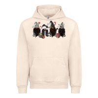 Sandshell grey christmas afro gnomies Urban Hoodie - MaliasSmallBusiness