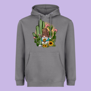 Cactus Gnomes Heavyweight Hoodie Designed By Jahusdesignshop