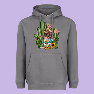 Cactus Gnomes Heavyweight Hoodie Designed By Jahusdesignshop