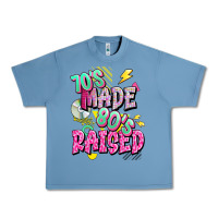 Pebble Blue 70s made 80s raised Urban Heavy Tee - texasbilliewilder