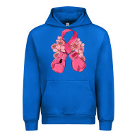 Cobalt breast cancer with boxing gloves Urban Hoodie - MaliasSmallBusiness