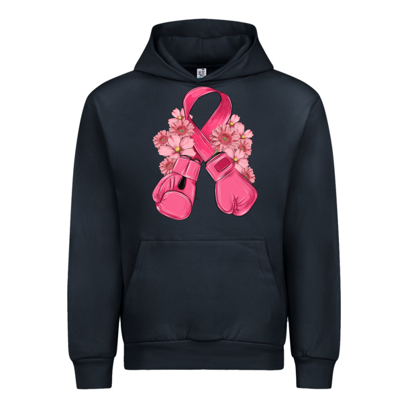 Breast Cancer With Boxing Gloves Urban Hoodie by MaliasSmallBusiness | Teevron