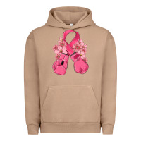 Pigment Burro breast cancer with boxing gloves Urban Hoodie - MaliasSmallBusiness
