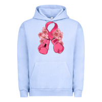 Pigment Grape Ice breast cancer with boxing gloves Urban Hoodie - MaliasSmallBusiness