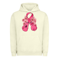 Pigment Pistachio breast cancer with boxing gloves Urban Hoodie - MaliasSmallBusiness