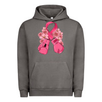 Pigment Tornado breast cancer with boxing gloves Urban Hoodie - MaliasSmallBusiness