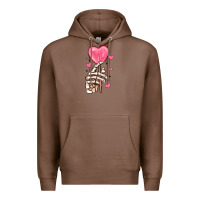 Chestnut skeleton hand with sugar valentines day Premium Hoodie - MaliasSmallBusiness