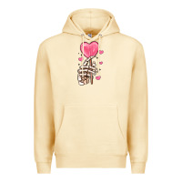 Pina Colada skeleton hand with sugar valentines day Premium Hoodie - MaliasSmallBusiness