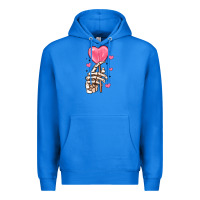 True Royal skeleton hand with sugar valentines day Premium Hoodie - MaliasSmallBusiness
