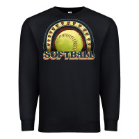 Black softball rainbow Premium Sweatshirt - JahusDesignShop
