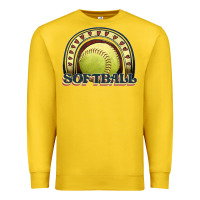Lemon softball rainbow Premium Sweatshirt - JahusDesignShop