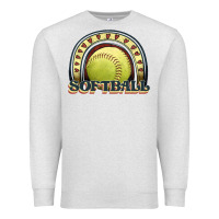 Softball Rainbow Premium Sweatshirt | Teevron