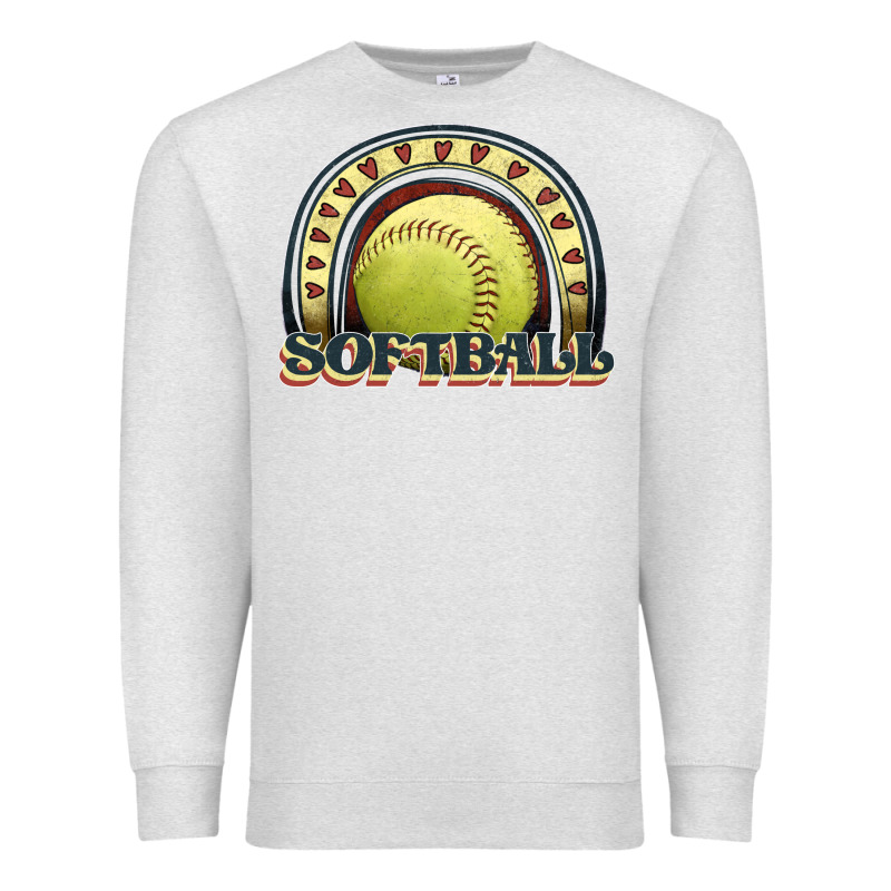 Softball Rainbow Premium Sweatshirt by JahusDesignShop | Teevron