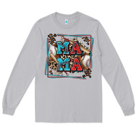 Moon Dust baseball mama with leopard Long Sleeve Tee - Zillion Design Studio