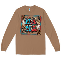 Baseball Mama With Leopard Long Sleeve Tee | Teevron