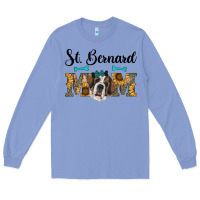 Colony Blue western st. bernard mom Long Sleeve Tee - RanaPortraitStore