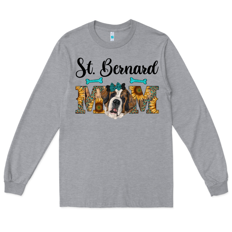 Western St. Bernard Mom Long Sleeve Tee by RanaPortraitStore | Teevron