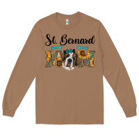 Toasted Coconut western st. bernard mom Long Sleeve Tee - RanaPortraitStore