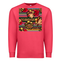 Cardinal mexican gnomes seamless pattern Premium Sweatshirt - BundleAndBundleShop