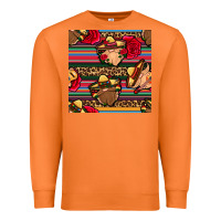 Carrot mexican gnomes seamless pattern Premium Sweatshirt - BundleAndBundleShop
