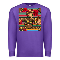 Purple mexican gnomes seamless pattern Premium Sweatshirt - BundleAndBundleShop