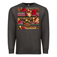 Smoke mexican gnomes seamless pattern Premium Sweatshirt - BundleAndBundleShop