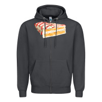 Smoke white christmas cake Zipper Hoodie - FaDigitalArtStudio