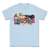 Dusty Blue race teacher Classic Tee - Zillion Design Studio